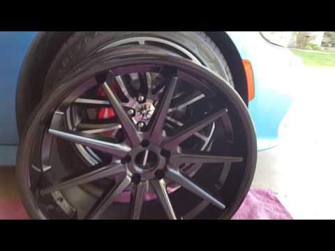 New Ferrada FR4 wheels for my Charger Scatpack