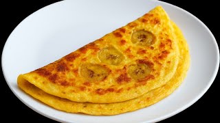 Banana & Egg Omelette  Recipe