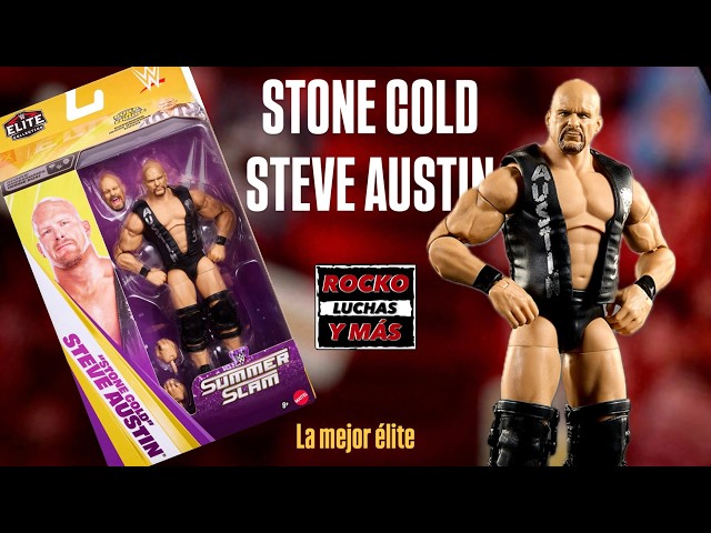 Vídeo relacionado con Mattel WWE Elite Collection Top Picks Stone Cold Steve Austin Figura de acción