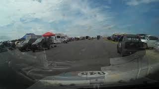 Unbelievable Roll Over Crash at 24 Hours of LeMons, New Jersey Motorsports Park, 6-9-2019!!