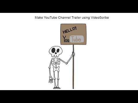 YouTube Channel trailer (White Board Animation) - VideoScribe