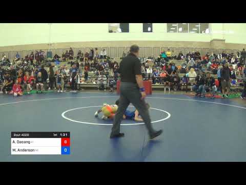 60 Lbs Quarterfinal Adriana Daoang Team Hawaii Vs Mia Anderson Team Nebraska