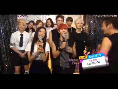130809 f(x) & BEAST - Waiting Room @ Music Bank