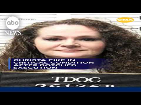 Christa Pike in critical condition after botched execution