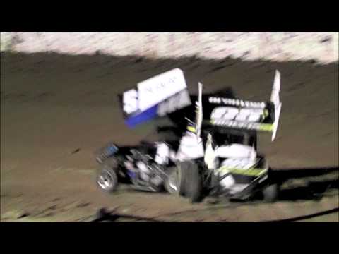 Formula 500 Dale Sinclair Crash Horsham Speedway 26-4-2014