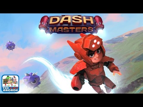 Dash Masters - Fight Your Way Up Through Spiky Bots, Turrets & Platforms (iOS/iPad Gameplay) Video