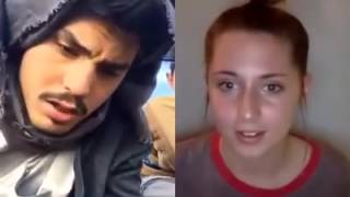 Most funny conversation between a english girl and arabic guy Must watch