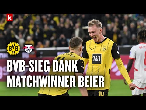 Video Thumbnail: "Hätte auch höher ausgehen können": BVB schafft Befreiungsschlag gegen RB | BVB - RB Leipzig 2:1