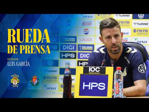 Rueda de prensa de Luis García previa al partido UD Las Palmas vs Real Valladolid | UD Las Palmas