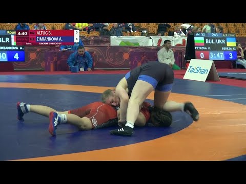 Round 2 WW - 72 kg: B. ALTUG (TUR) v. A. ZIMIANKOVA (BLR)