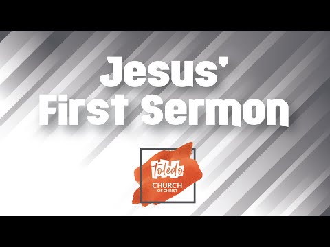 Jesus First Sermon, Ben Barnett