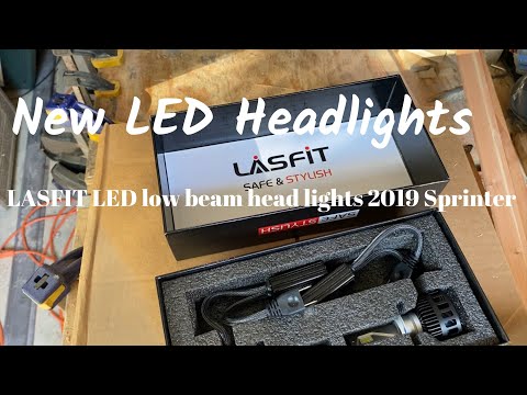 Installing LED low beam lights in your 2019 Sprinter Van | Sprinter Van Build