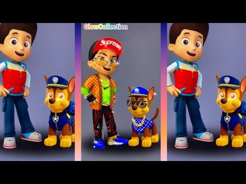 Ryder Pawpatrol And Chase Glow Up - Paw Patrol The Movie