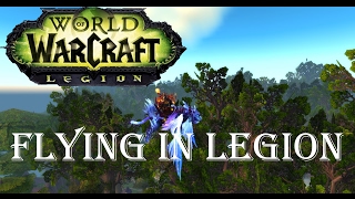 Wow-Legion-Unlocking Flying in the Broken Isles