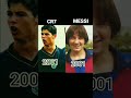 Messi And Cr7 Shorts Cr7 Messi Football Evolution