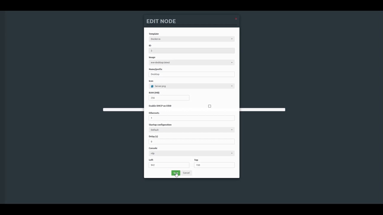 Embeded docker eve-ng