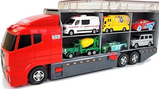 Download lagu 13 Box Cars Mini car β Tomica opening and put in big Okatazuke convoy mp3 Download lagu 13 Box Cars Mini car β Tomica opening and put in big Okatazuke convoy mp3