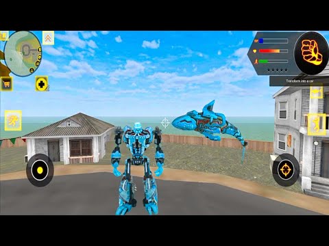 Robot Shark 2 Transformers Game By Naxeex #2 - Android Gameplay