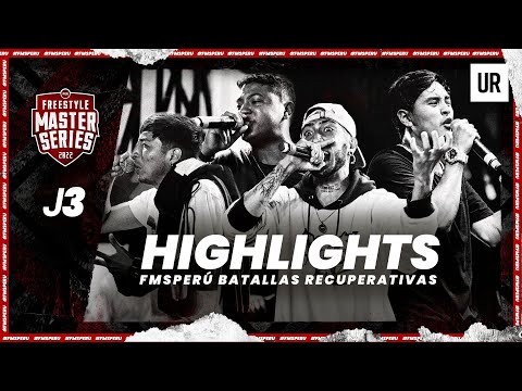LAS MEJORES RIMAS DE BATALLAS RECUPERATIVAS #FMSPERÚ 2022 - Jornada 3 | Urban Roosters