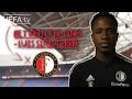 Which player gave Feyenoord's LUIS SINISTERRA his first autograph? | BETWEEN THE LINES