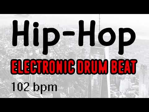 Hip-Hop Electronic Drum Loop - TR 808 - 102 BPM