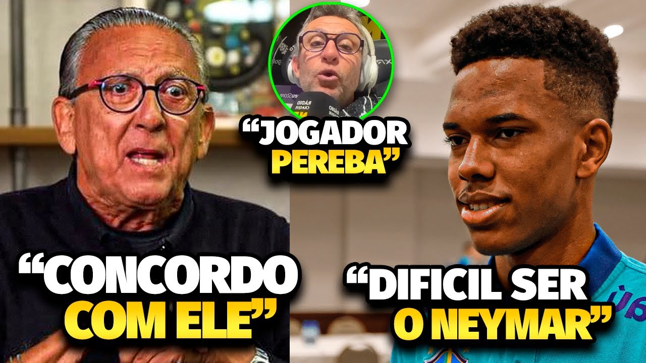 OLHA O QUE ESTEVÃO FALOU DE NEYMAR E O QUE A MÍDIA FALOU DA SELEÇÃO BRASILEIRA