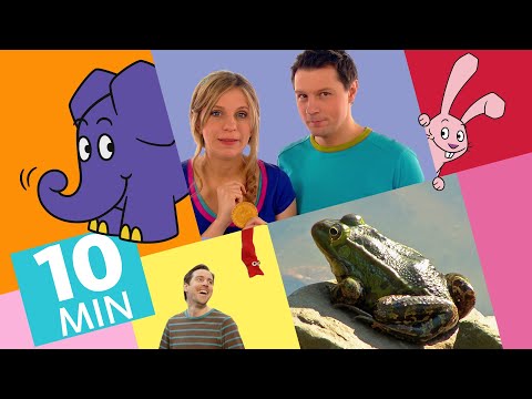 Hallo Elefant - Wie hüpft ein Frosch & Spot Hüpfen mit Elefant und Hase | Der Elefant | WDR