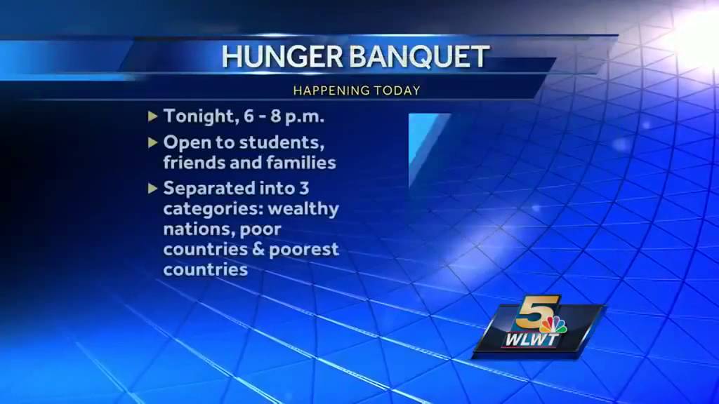 Seven Hills Middle School Taking Part In The Hunger Banquet