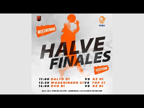 Livestream halve finales zaal korfbal