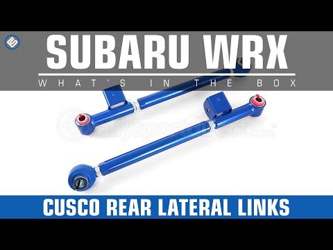 Cusco Adjustable Rear Lateral Links (02-07 WRX) - What's in the Box?
