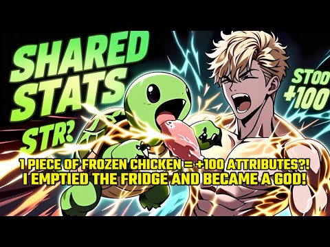 1 Piece of FROZEN CHICKEN = +100 ATTRIBUTES?! I Emptied The Fridge And Became A GOD!