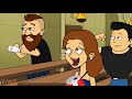 Caillou Starts A Food Fight In The Cafeteria