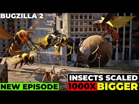 What If Insects Grew 1000x Bigger? | Imaginary Bugs Size Comparison 3D