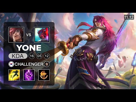 Pz ZZang Yone Top vs Sett - KR Challenger Patch 11.12