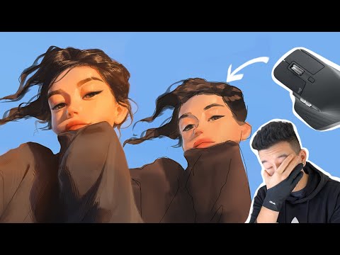 Can You Paint with a MOUSE? | Digital Art Challenge