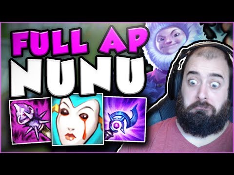 HOW BROKEN CAN FULL AP ON NUNU IN TOP REALLY BE? FULL AP NUNU TOP GAMEPLAY! - League of Legends