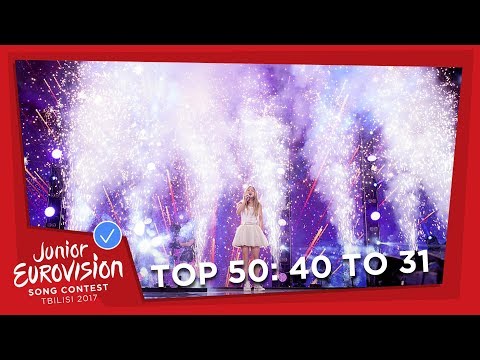 TOP 50: Most watched in 2017: 40 TO 31 - Junior Eurovision Song Contest