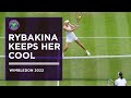 Elena Rybakina Reacts Quickest At The Net | Wimbledon 2022