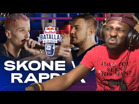 Americano reacciona a las batallas de rap español | SKONE vs RAPDER - Final | Red Bull  2020