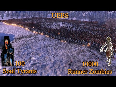 10000 Runner Zombie vs 100 Soul Tyrant | Ultimate Epic Battle Simulator |