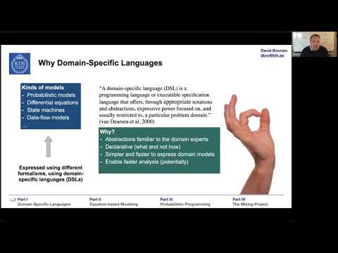 David Broman - Domain-specific modeling: equation-based languages and probabilistic programming