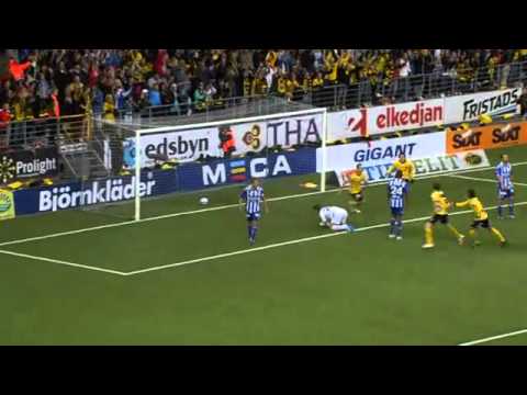 Fotboll : IF Elfsborg vs IFK Göteborg - Lasse Nilsson gör 1-0 (2011-08-15)