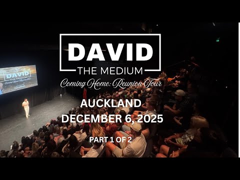 [PART 1] David The Medium's first-ever international show, connecting with Spirit in Auckland, NZ