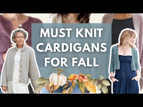 13 Must Knit Cardigans for Fall 🍂 And My Corvid Progress