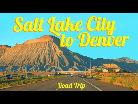Salt Lake City to Denver Complete Road Trip 4K 60FPS HDR