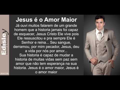 Jesus É O Amor Maior video