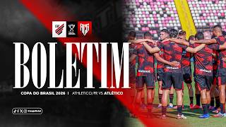 🇹🇹BOLETIM DO DRAGÃO - COPA DO BRASIL - ATHLETICO X ATLÉTICO GOIANIENSE