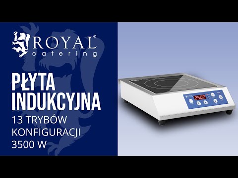 Video - Płyta indukcyjna - 3500 W - 28 cm