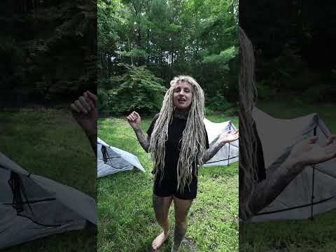 comparing my two new tents⛺️