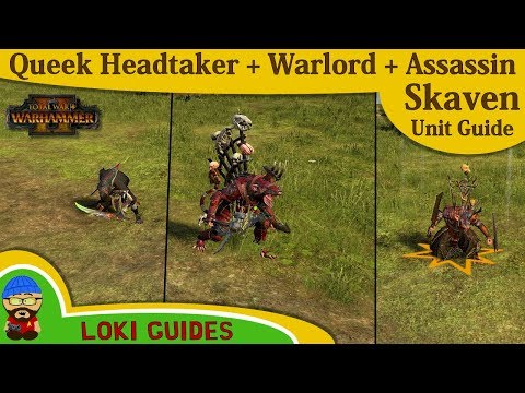 Skaven Unit Guide: Queek Headtaker, Warlord & Assassin - Total War: Warhammer 2 Army Review